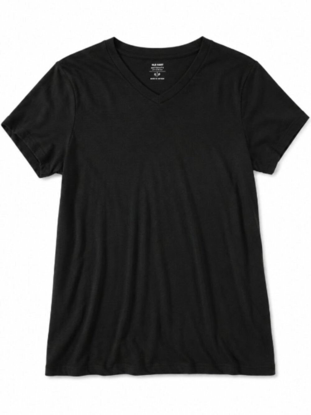 Old Navy Soft-Washed Black V-Neck Tee | Size S